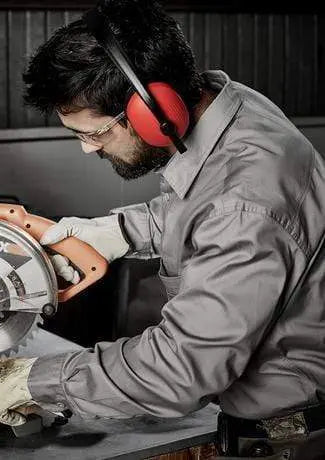 SYZMIK Men’s Lightweight Long Sleeve Tradie Shirt ZW121 Metro Workwear.